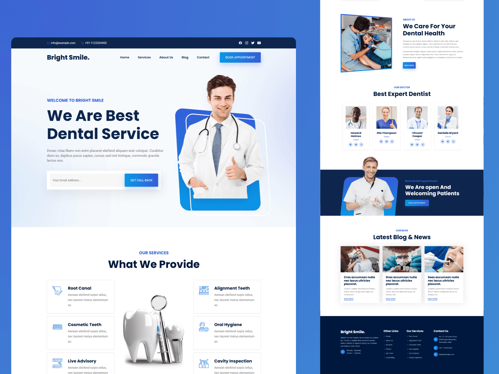Bright Smile – Dental Clinic Website hover preview