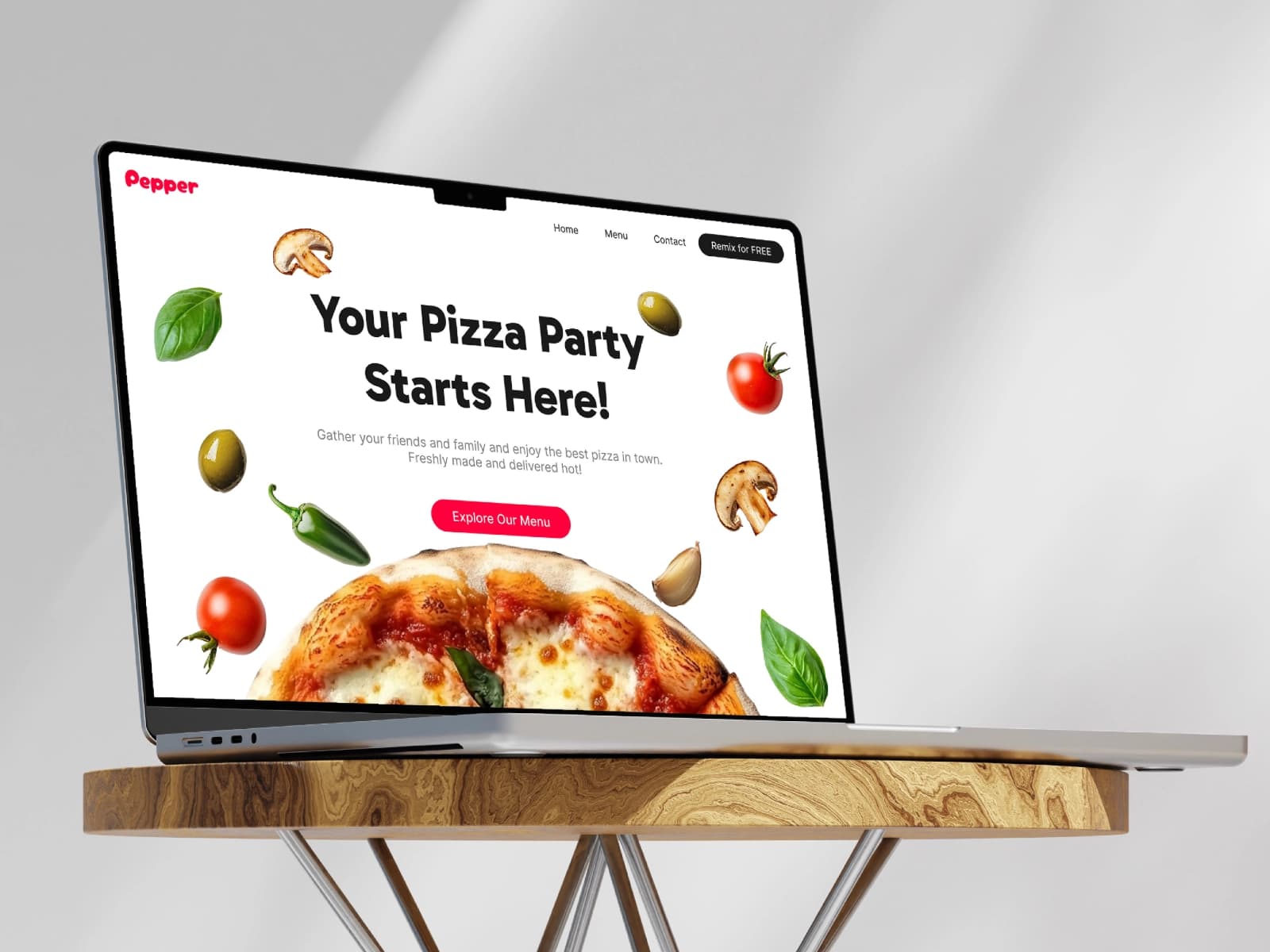 Pepper — Restaurant/Food Delivery Template preview