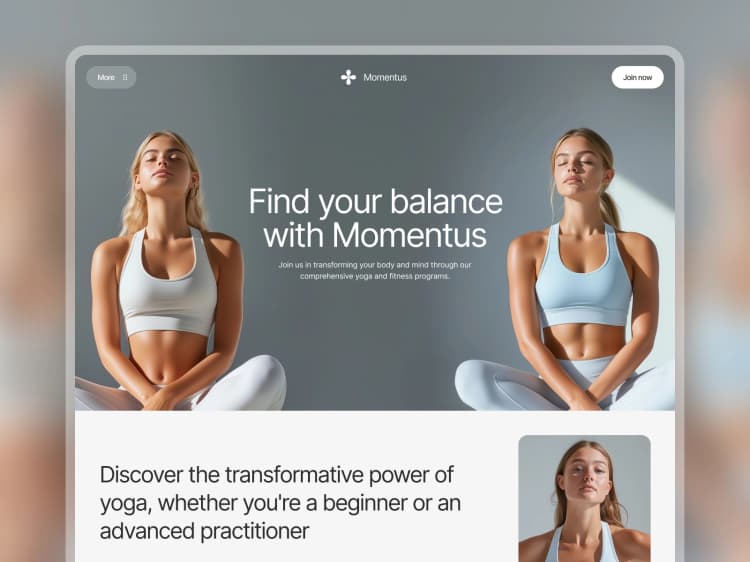 momentus-wellness-website-template