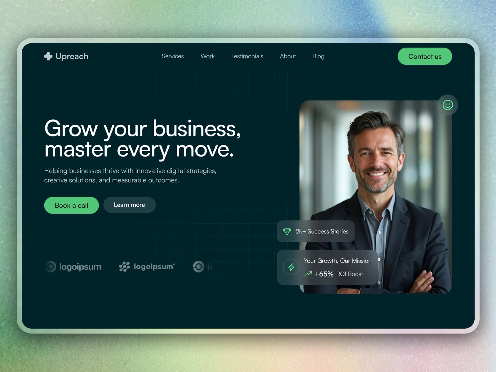Upreach — Digital Agency Template preview