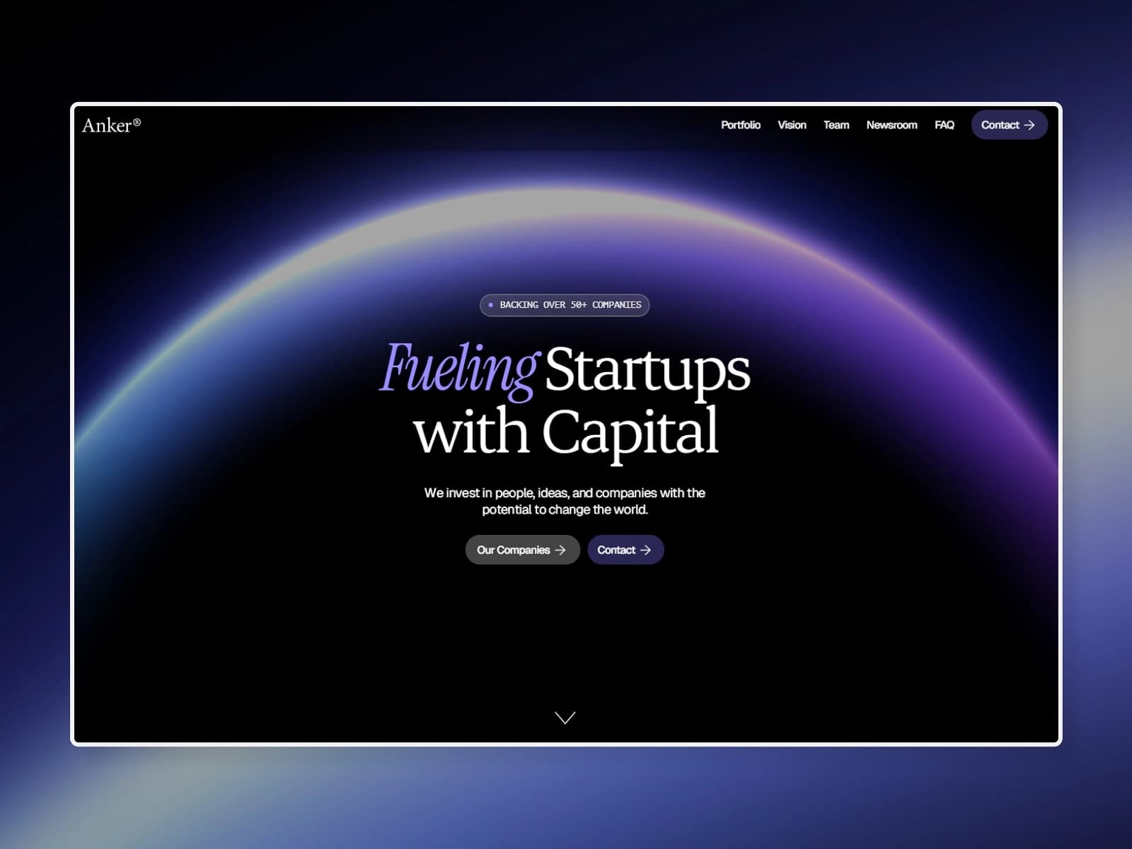 Anker® — Venture Capital Template hover preview