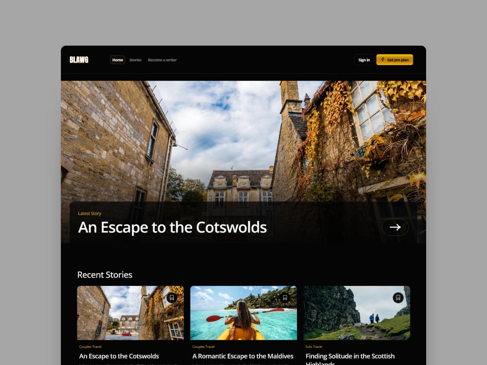 Blawg — Most Powerful Blog Template preview