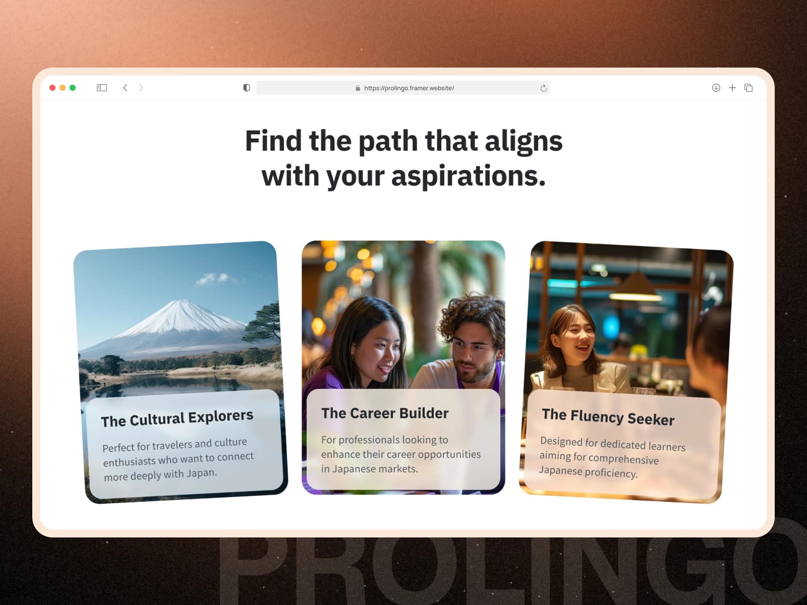 ProLingo — Language Learning Template hover preview