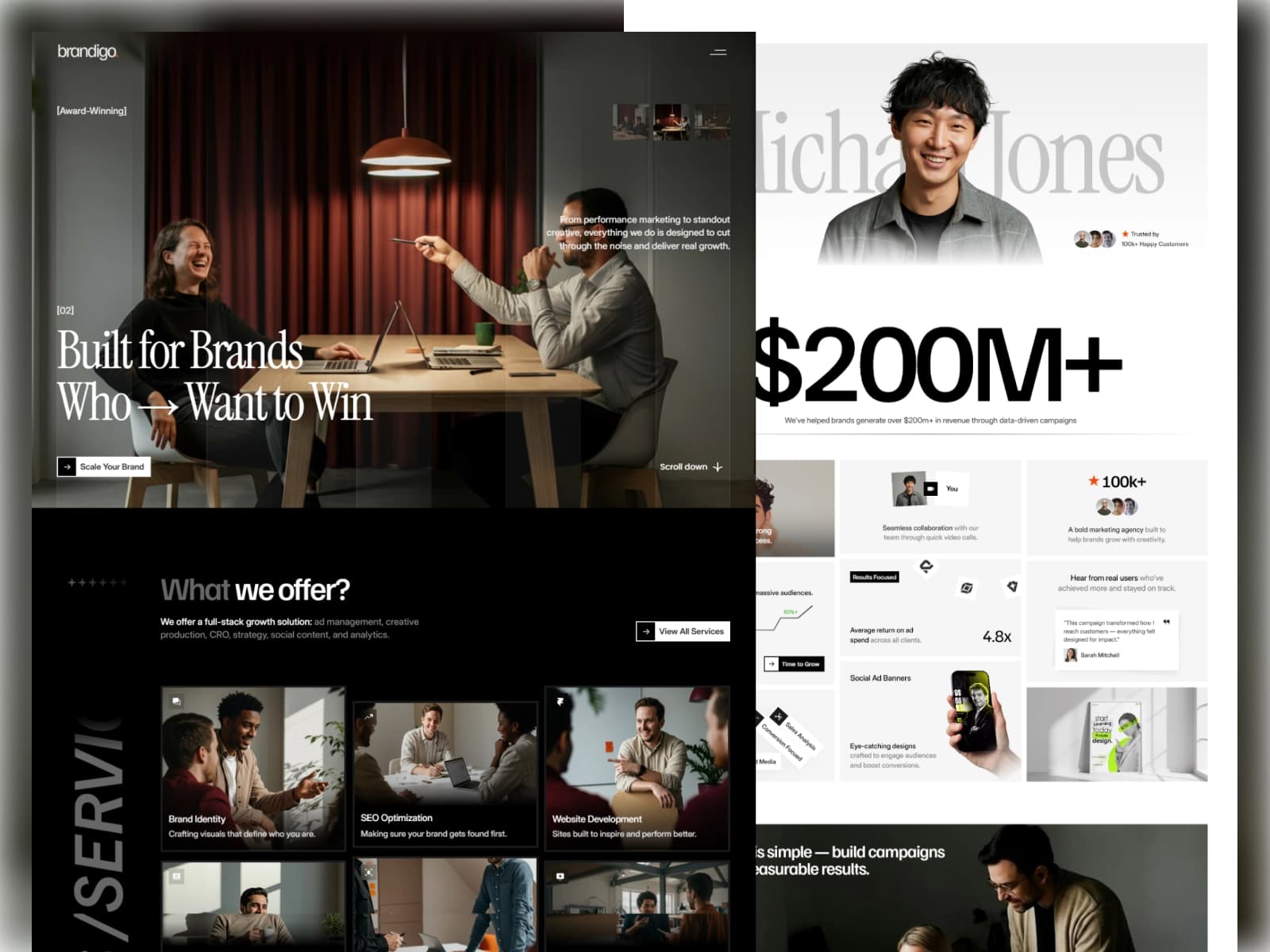 Brandigo — Creative Agency Template preview