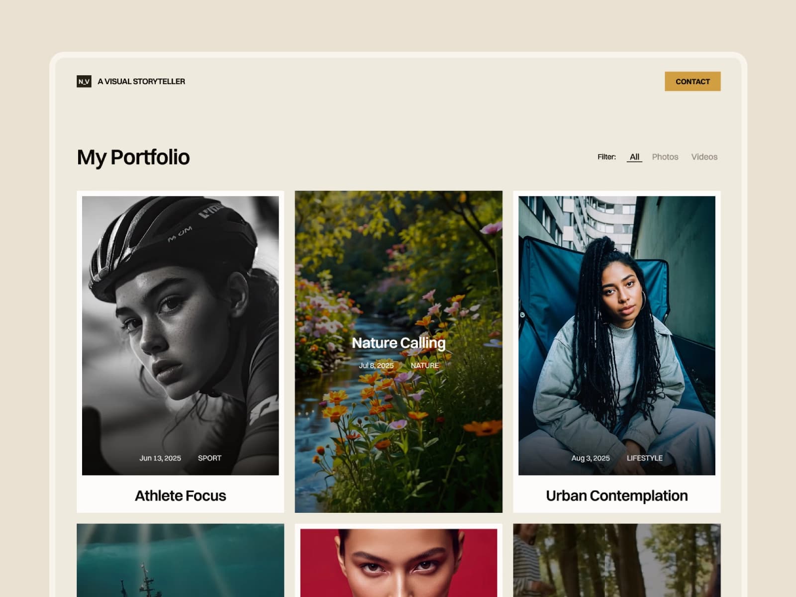 Lumus — Photography Template hover preview