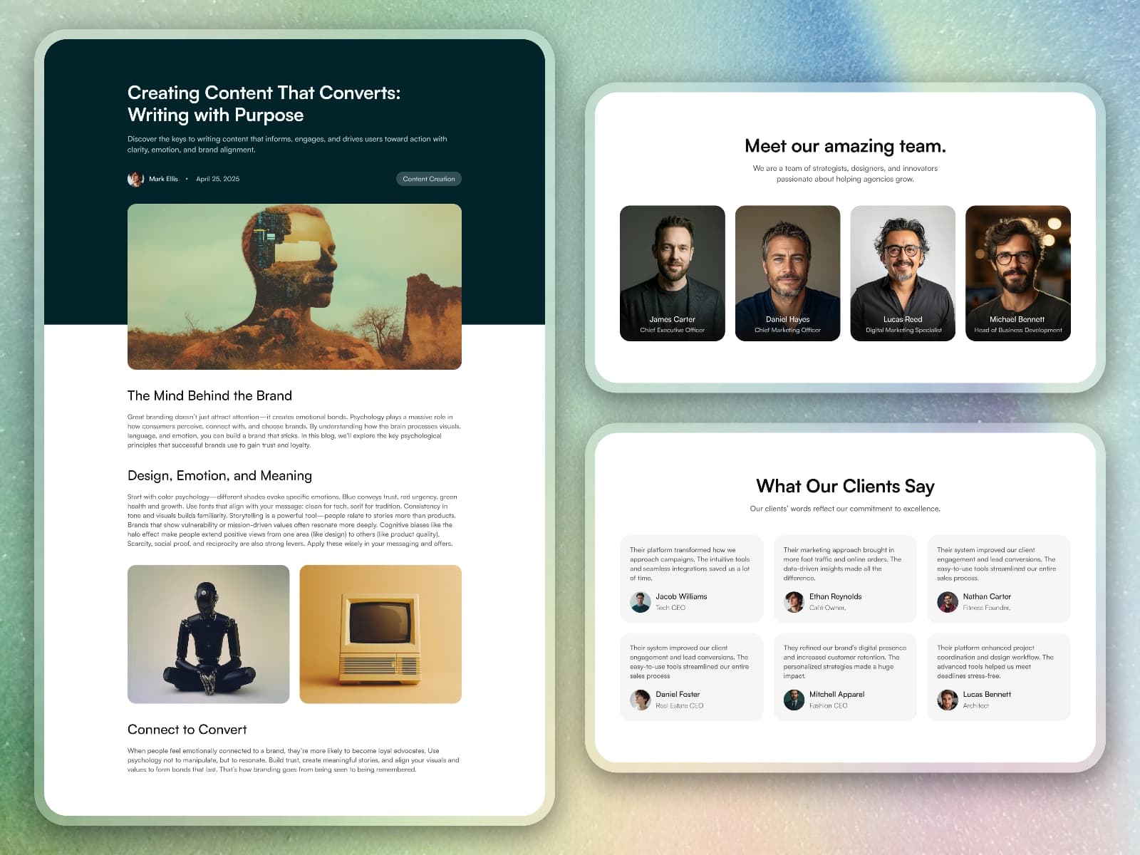 Upreach — Digital Agency Template hover preview