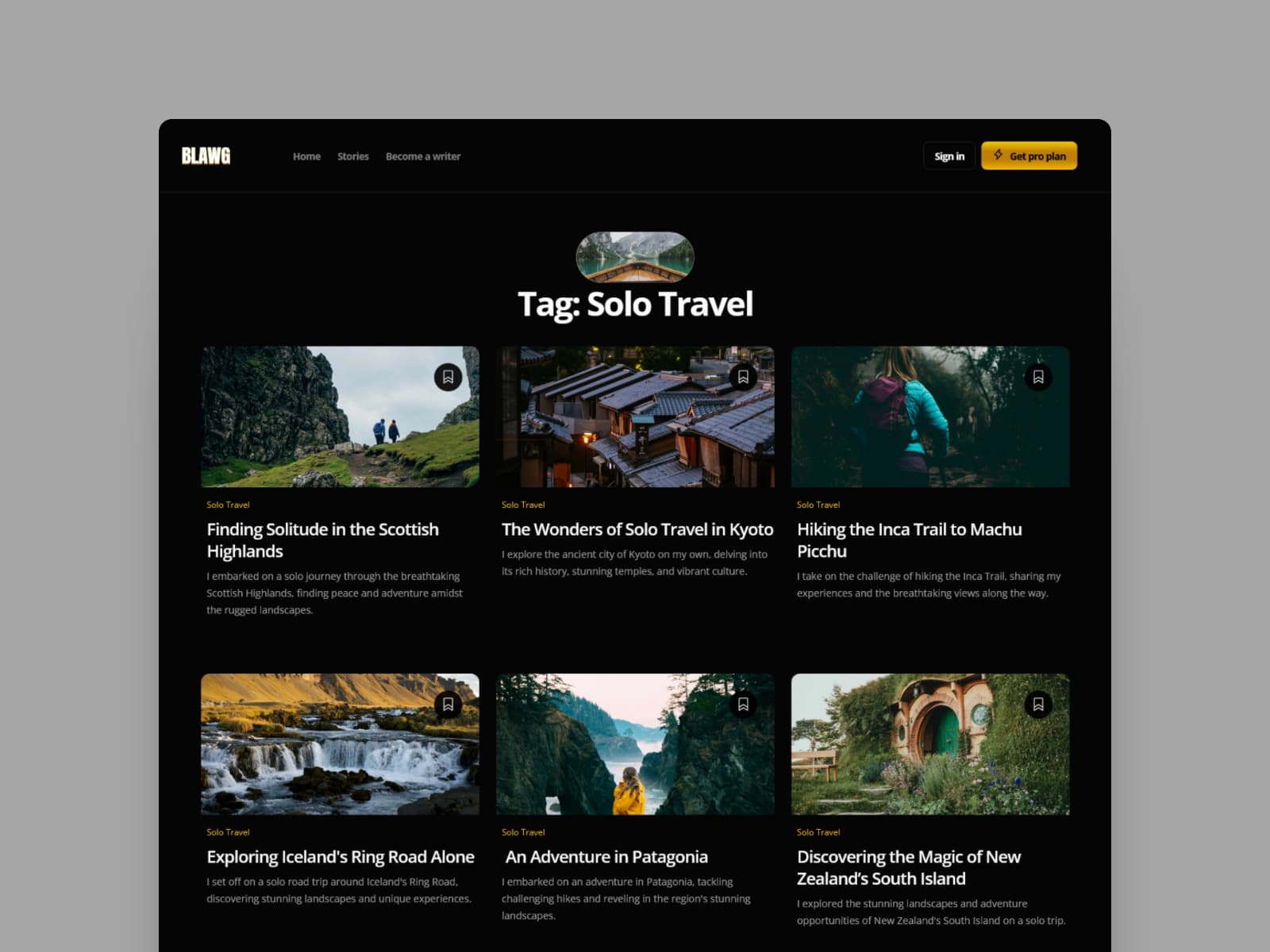 Blawg — Most Powerful Blog Template hover preview