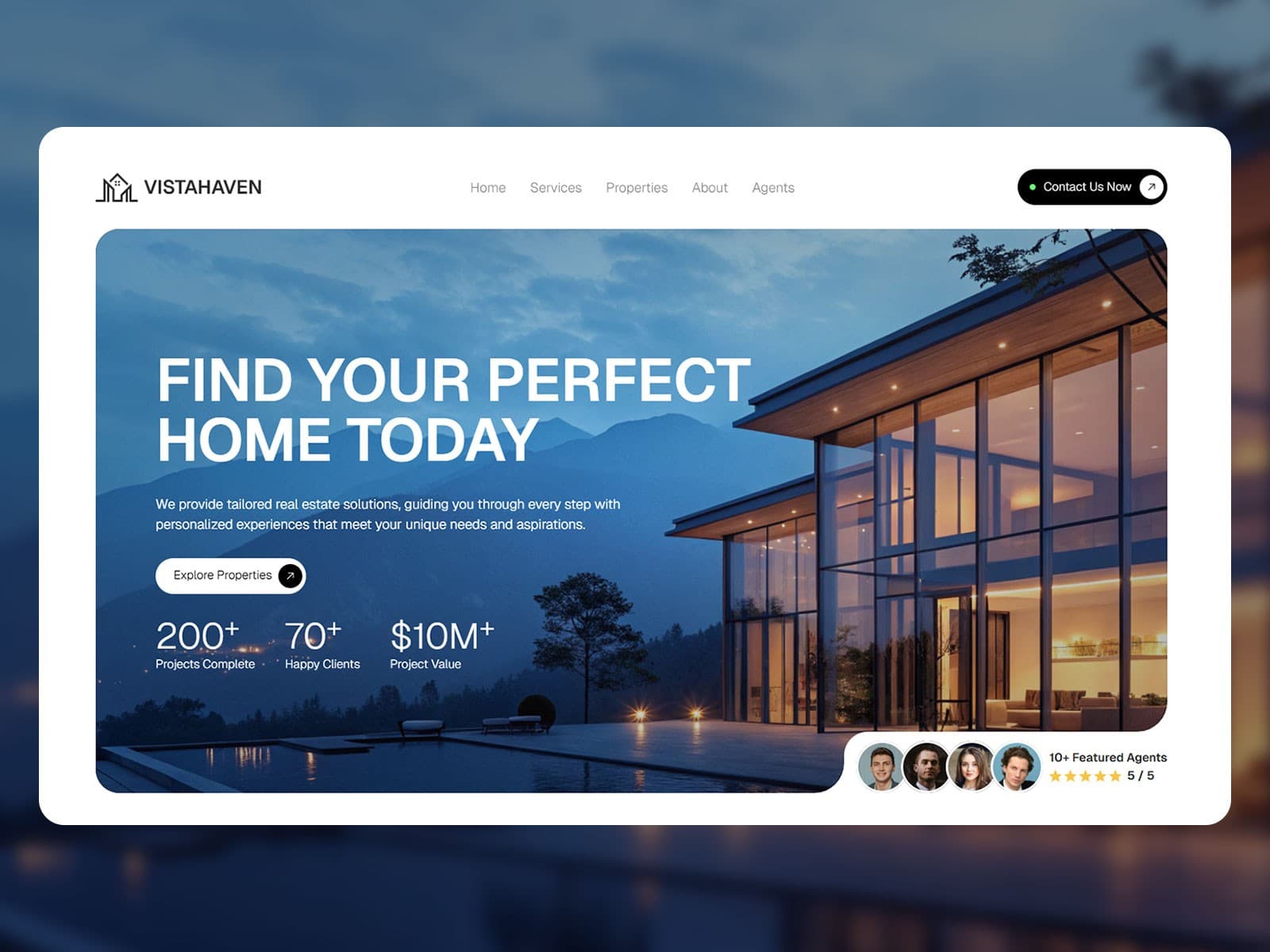 VistaHaven — Stunning Real Estate Template preview