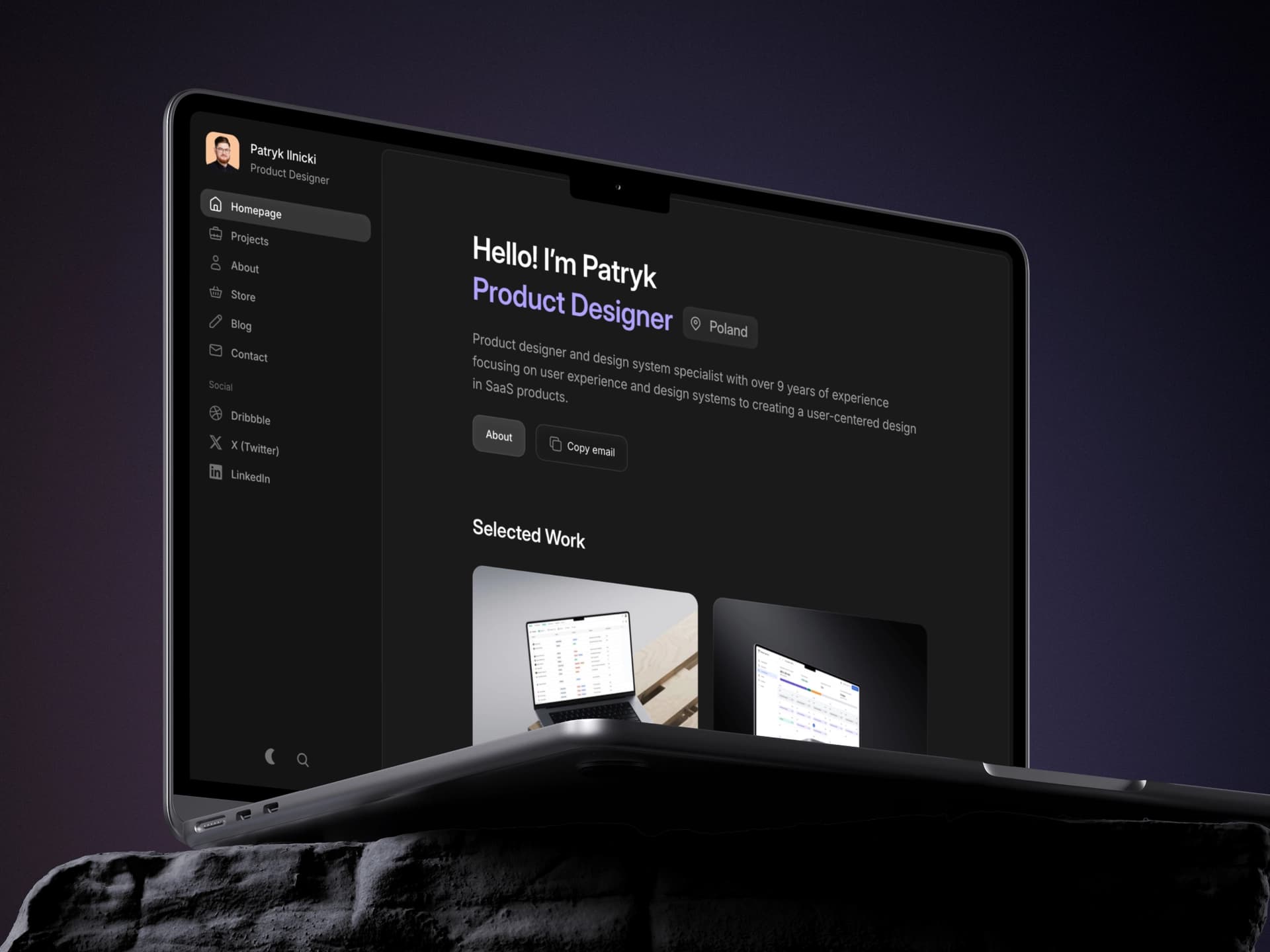Easyfolio — Portfolio Template preview